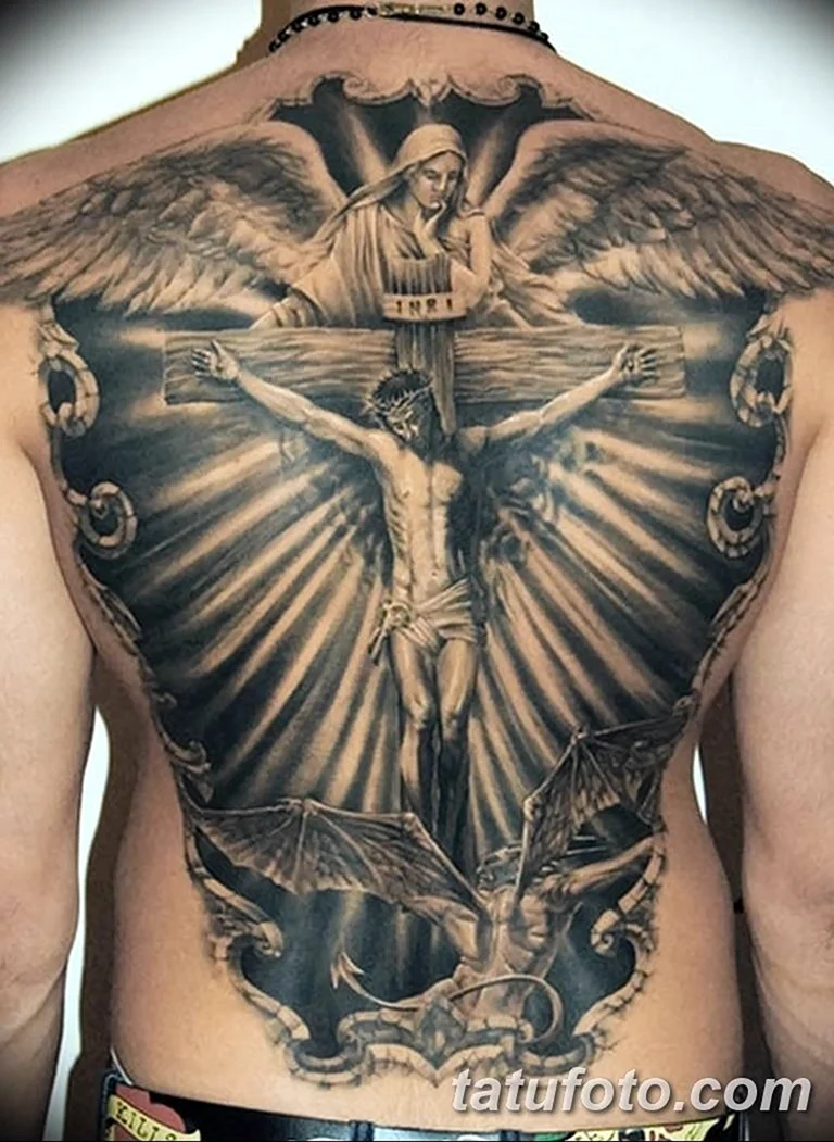 Jesus Cross Tattoo