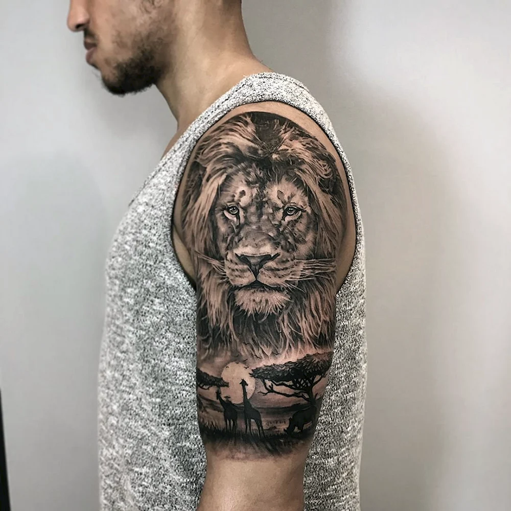 Jesus Lion Tattoo