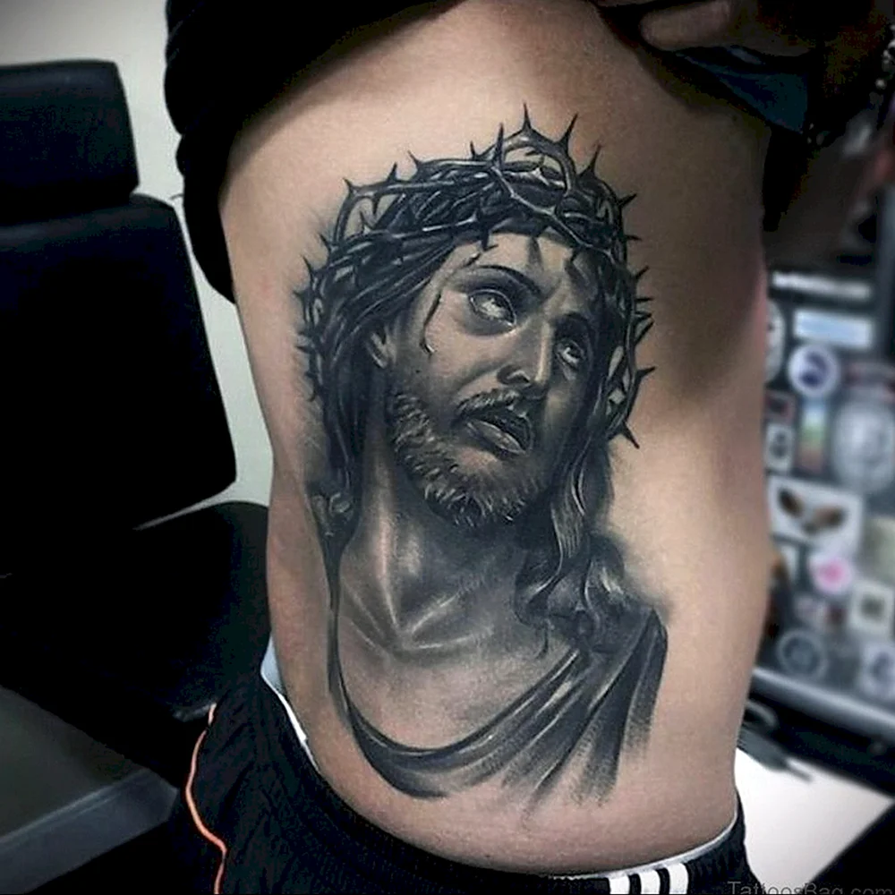 Jesus portrait Tattoo