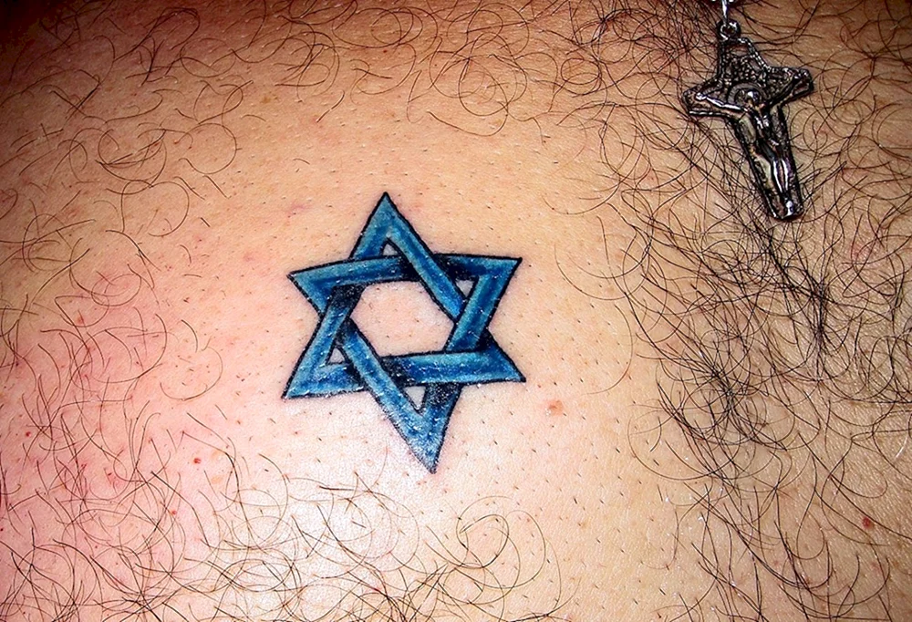 Jewish Star Tattoo Sketch