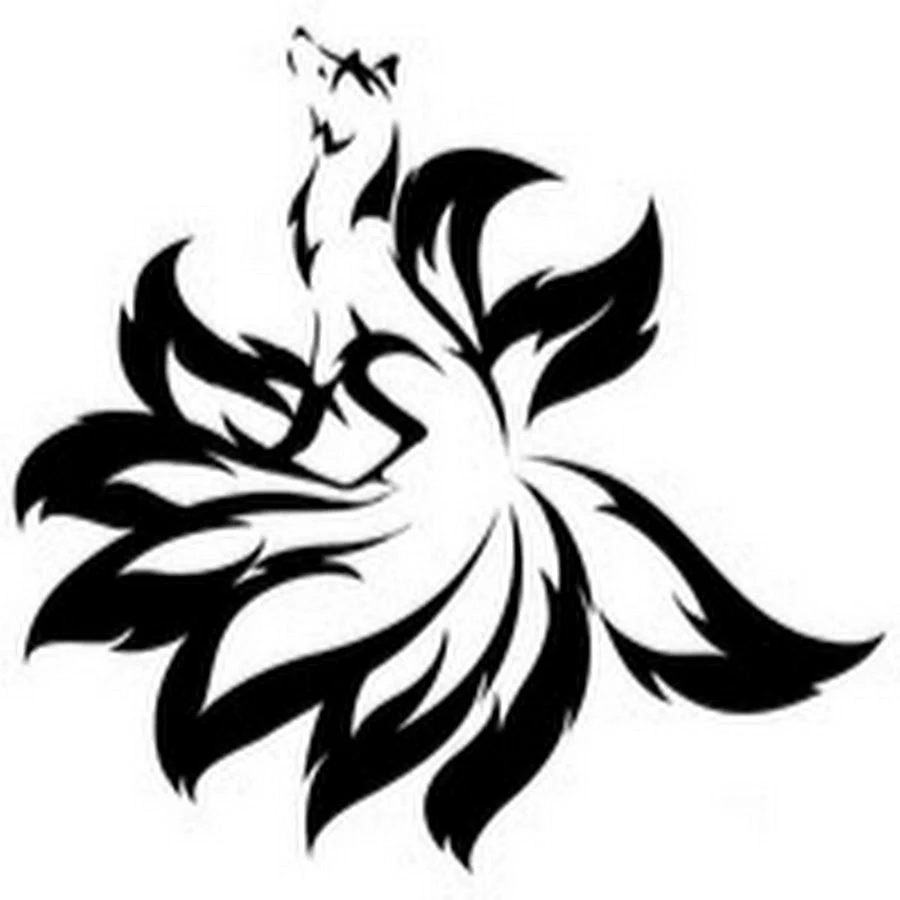 Kitsune silhouette