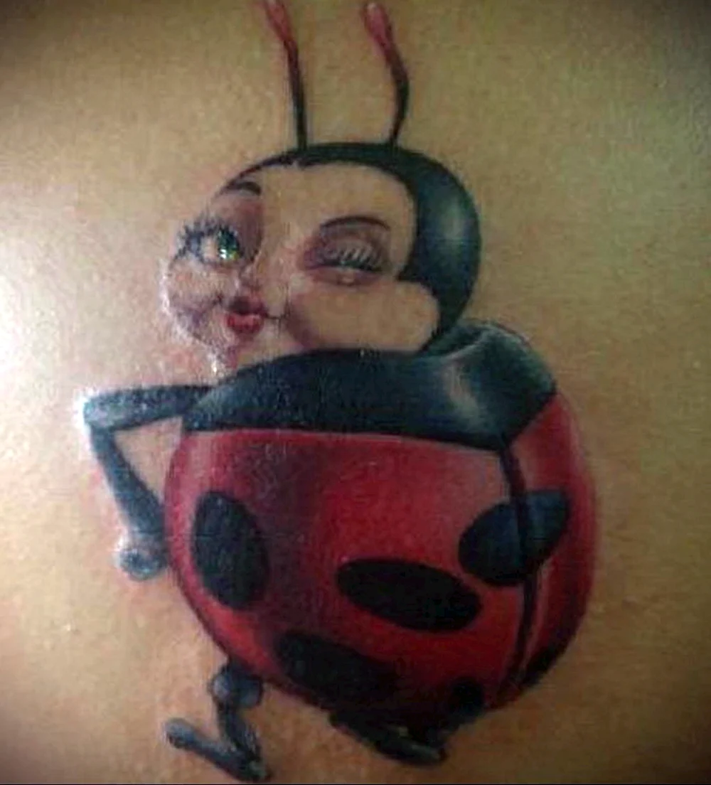 Ladybug Tattoo Sketch