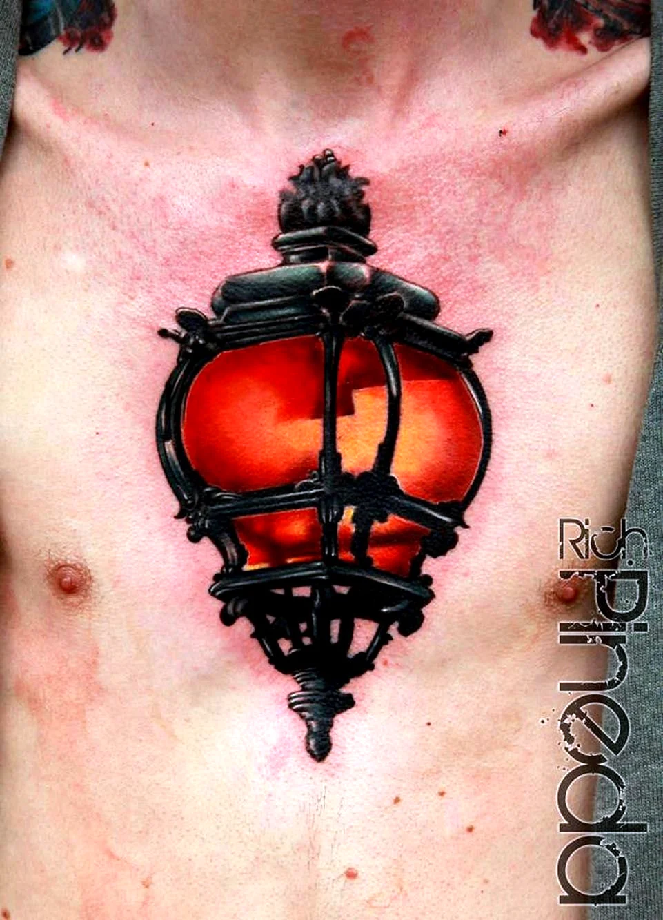 Lantern Tattoo Dark