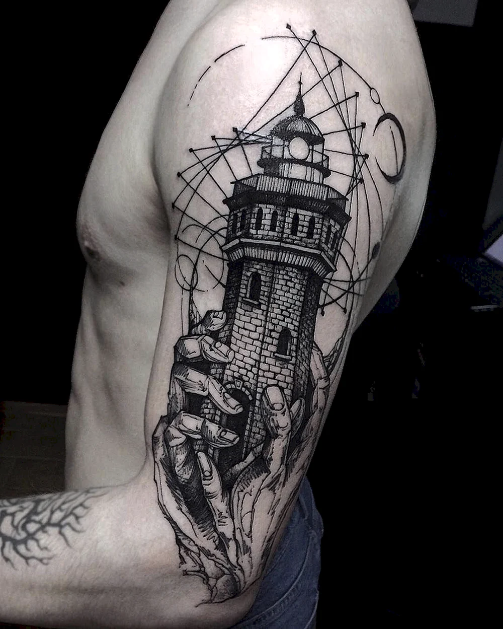 Lighthouse Art Tattoo