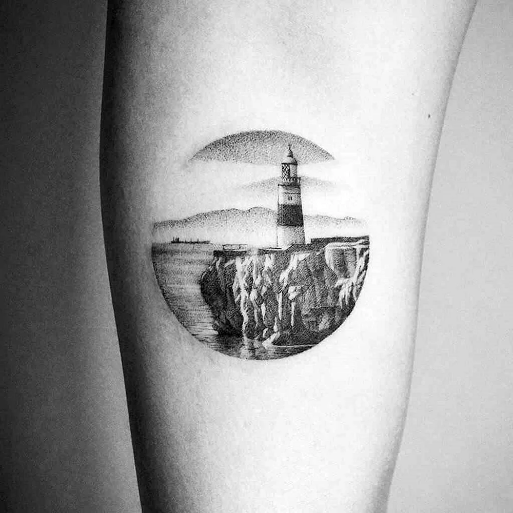 Lighthouse Art Tattoo