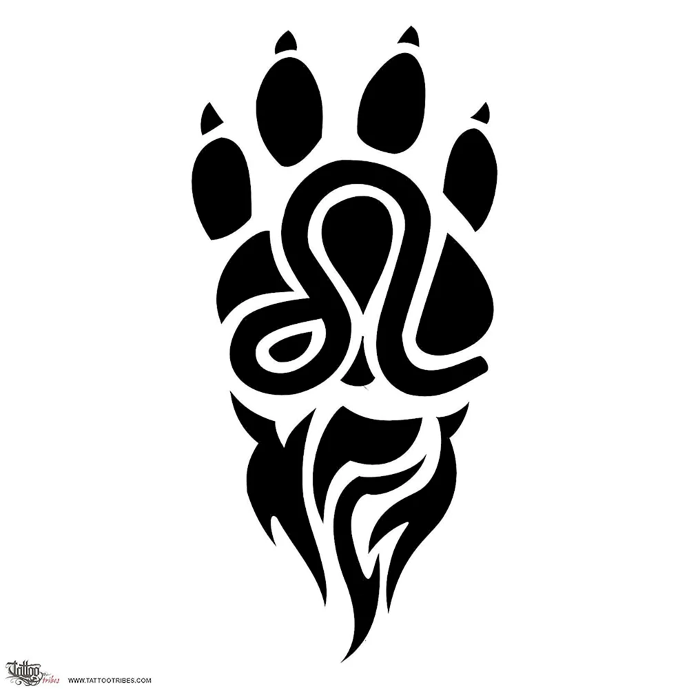 Lion Zodiac Tattoo