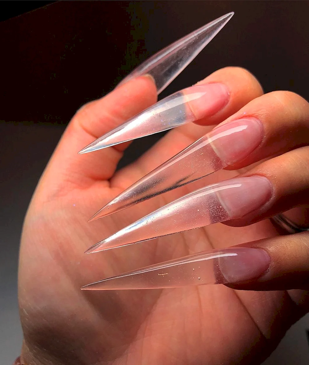 Long Acrylic Nails