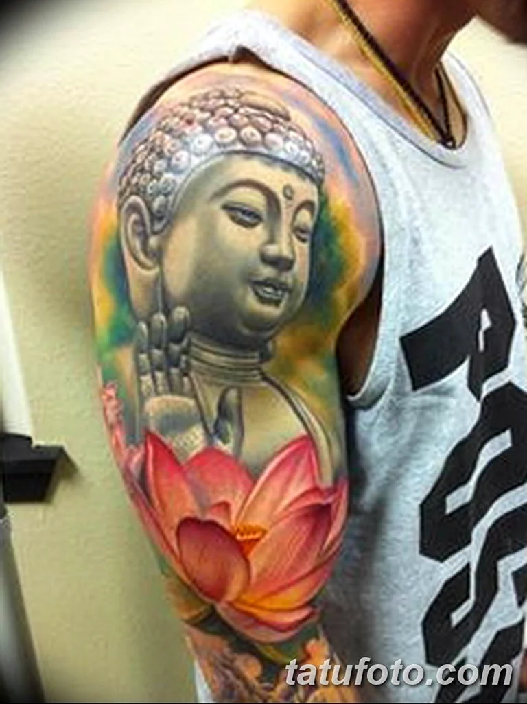 Lotus Buddha Tattoo