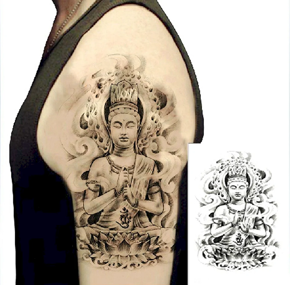 Lotus Buddha Tattoo