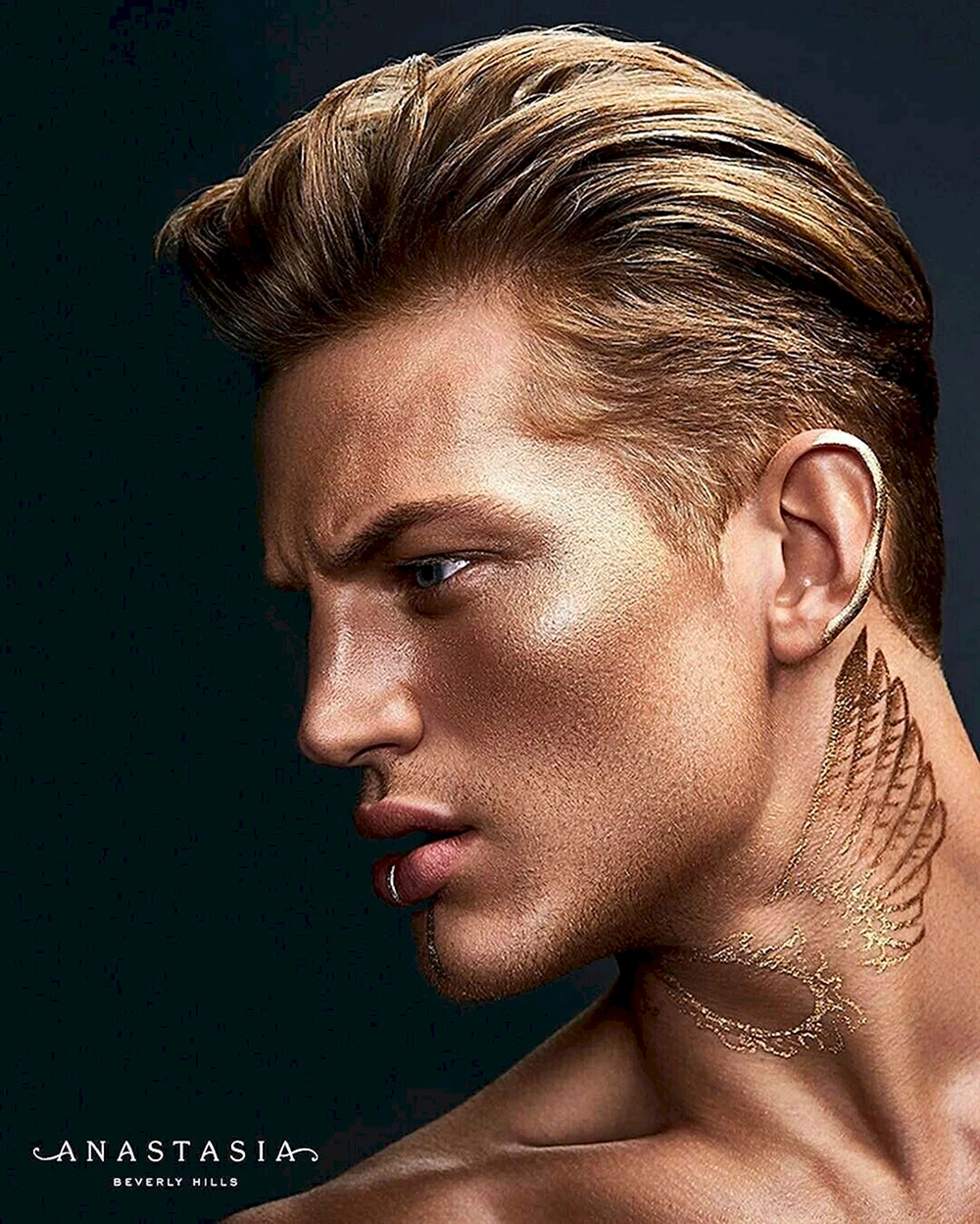 Man model Makeup