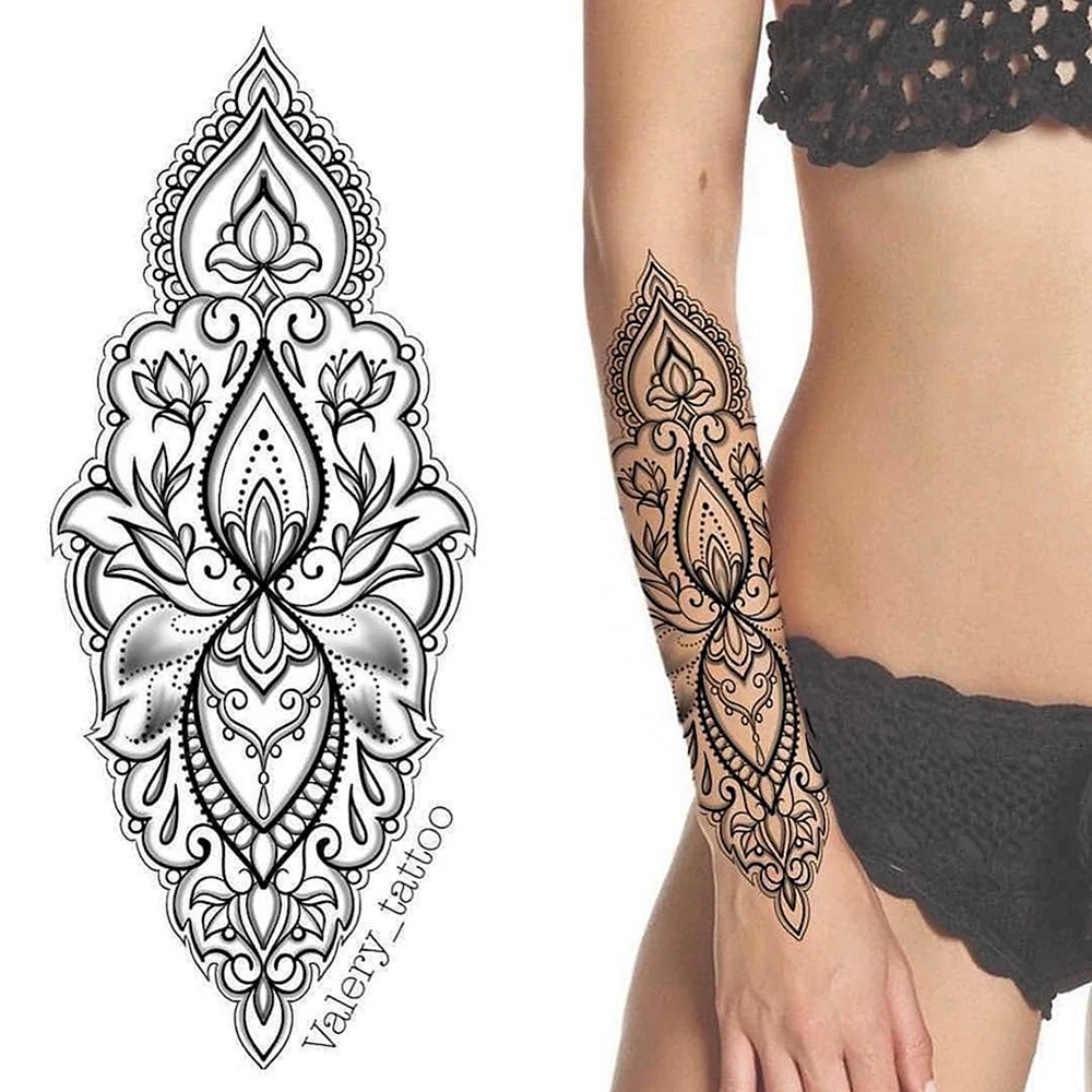Mandala feminina Tattoo