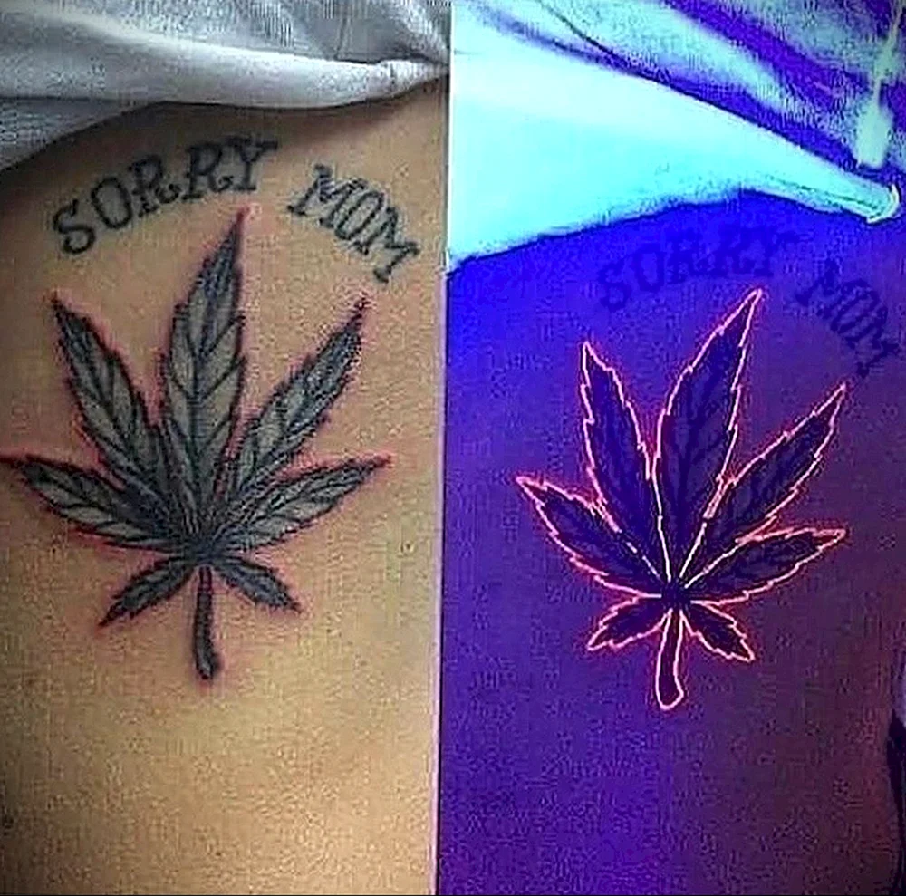Marijuana Leaf Tattoo