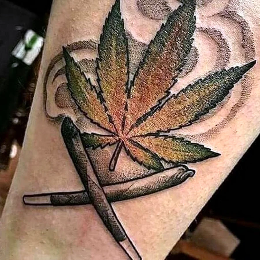 Marijuana Tattoo