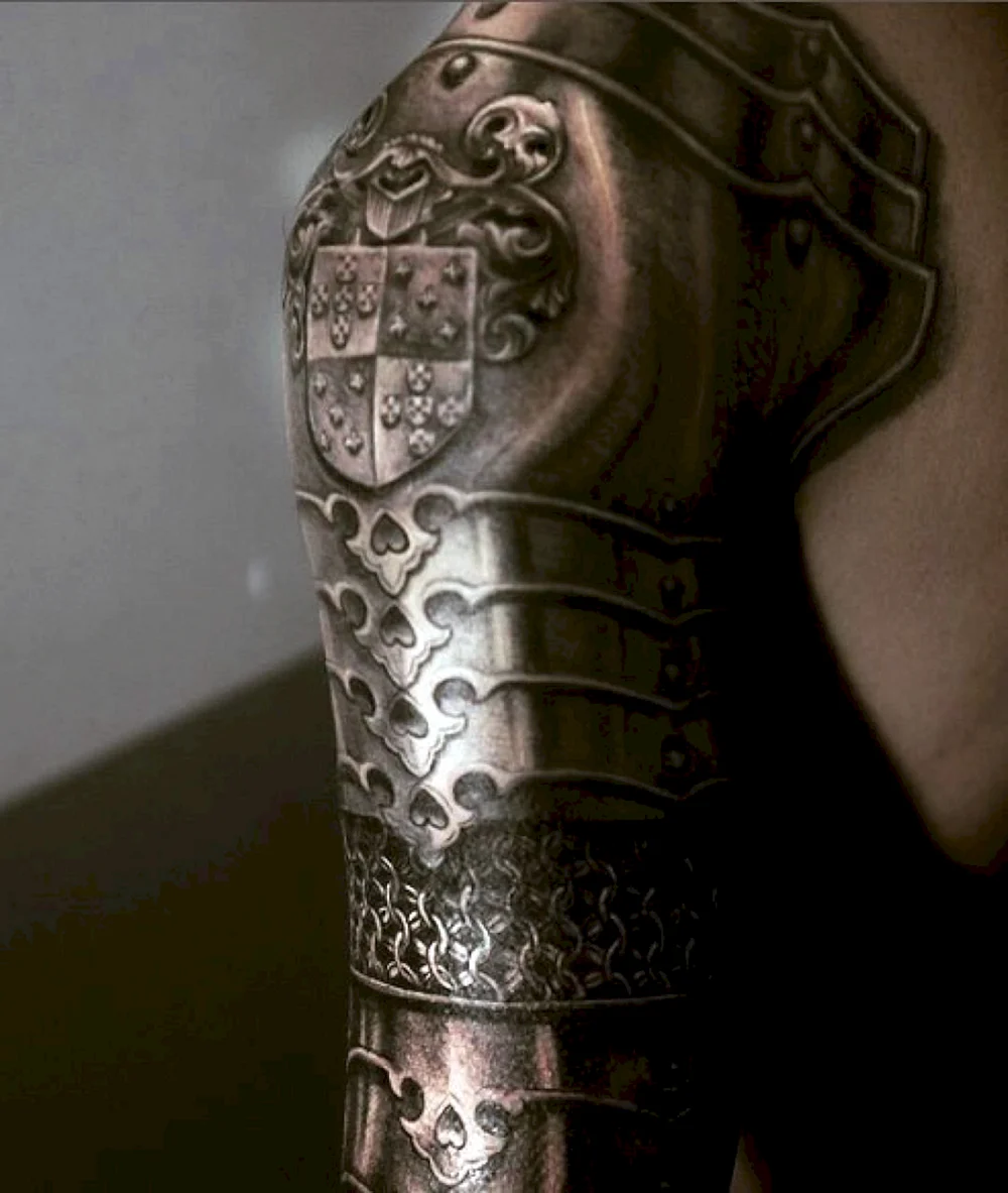 Medieval Armor Tattoo