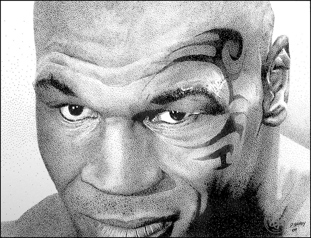 Mike Tyson drawing