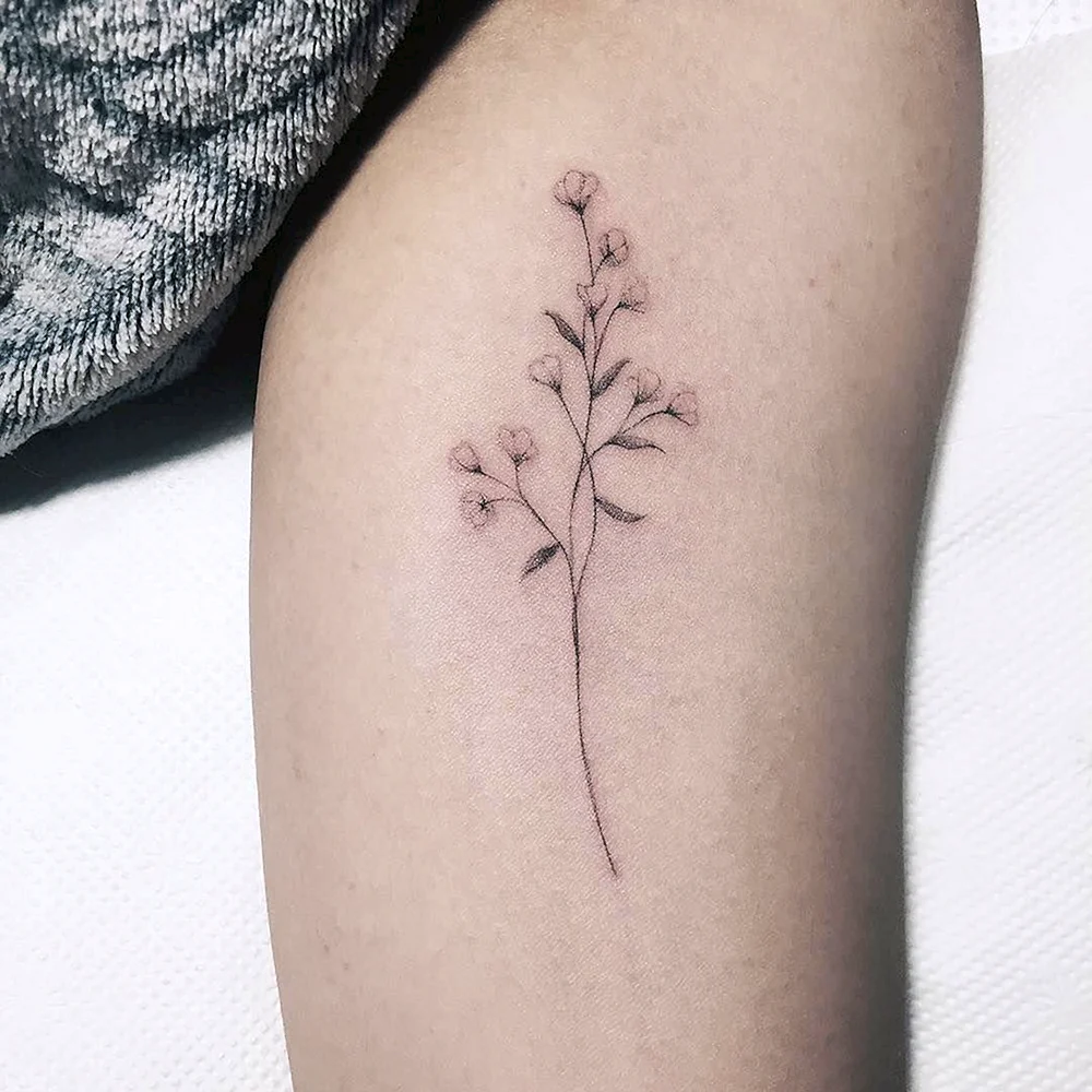Minimalist Tattoo Flower