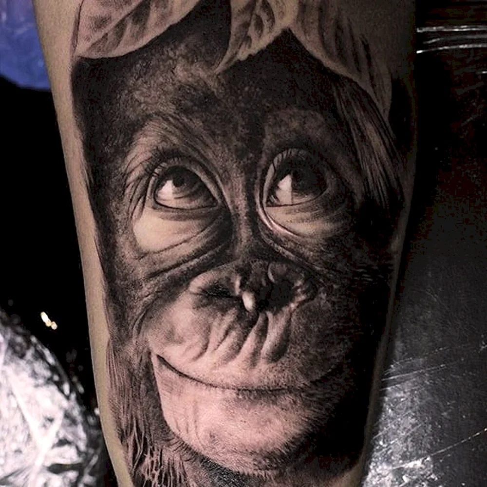 Monkey Tattooed Art