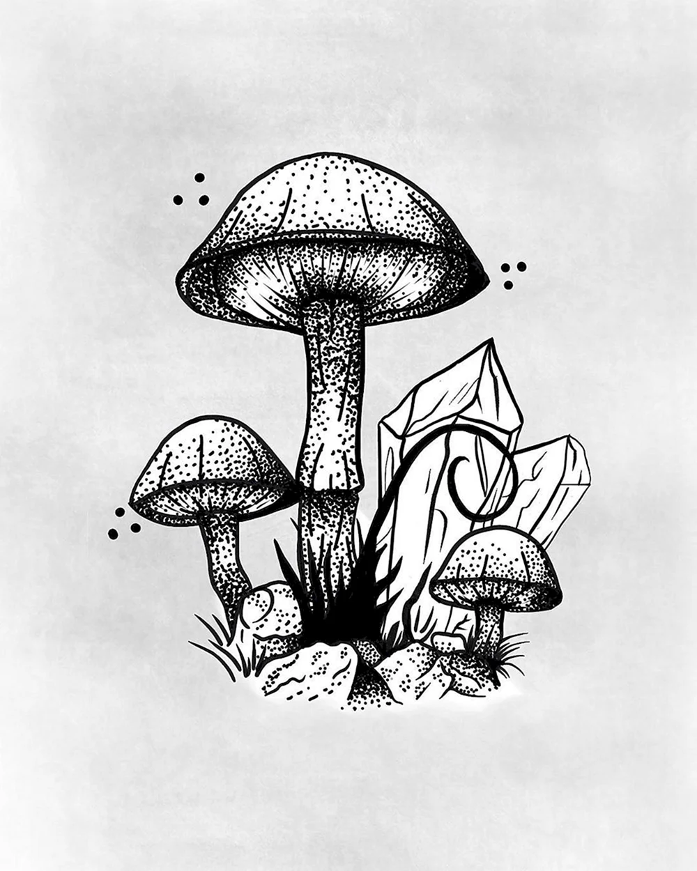 Mushroom Design Art