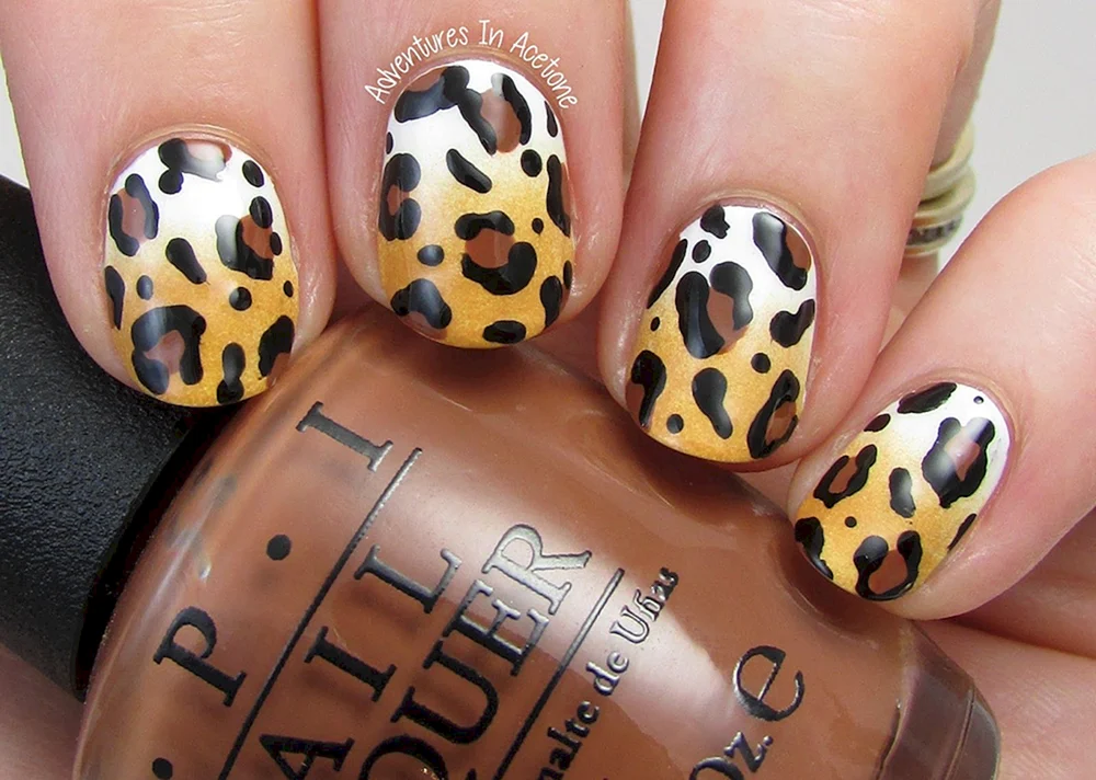 Nail Art Leopard