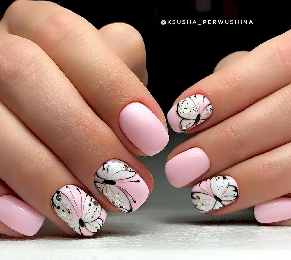 Nail Design Butterfly