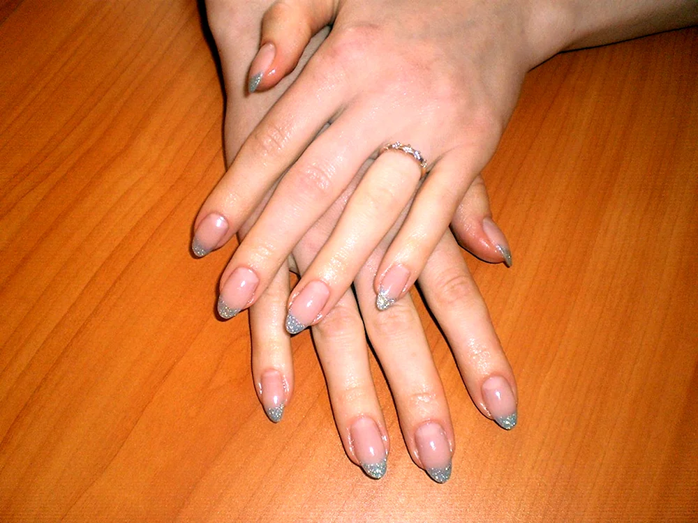 Наращивание ногтей без покрытия гель лаком