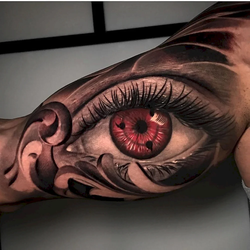 Naruto Eye Tattoo