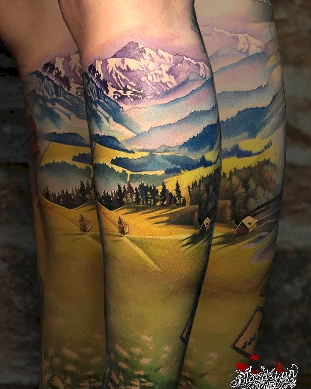 Nature half Sleeve Tattoo