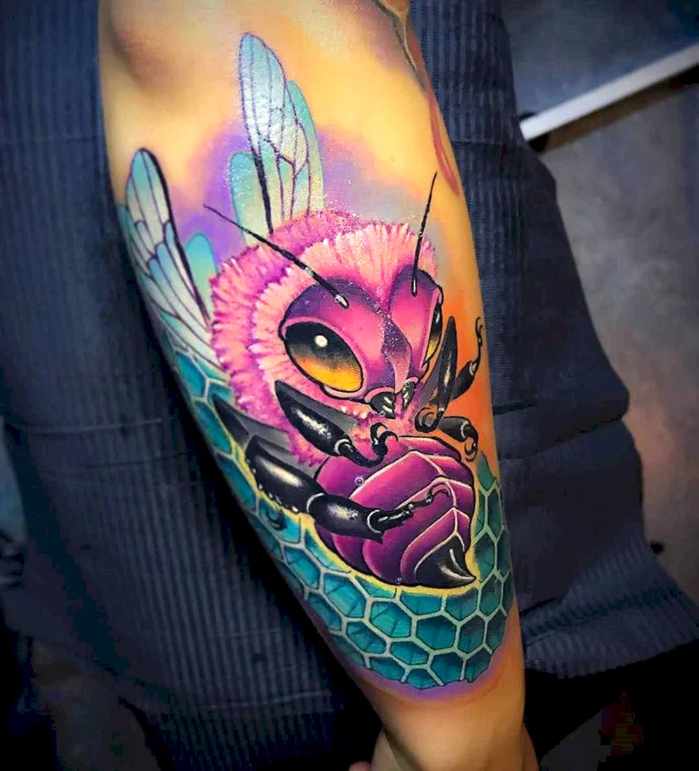 Neo Traditional Tattoo Color