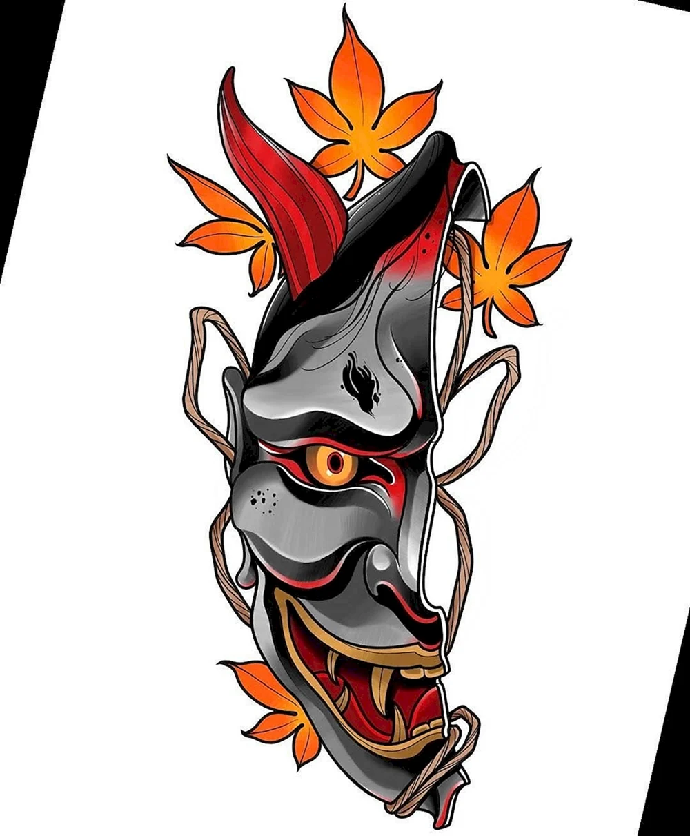 Neo Traditional Tattoo Mask