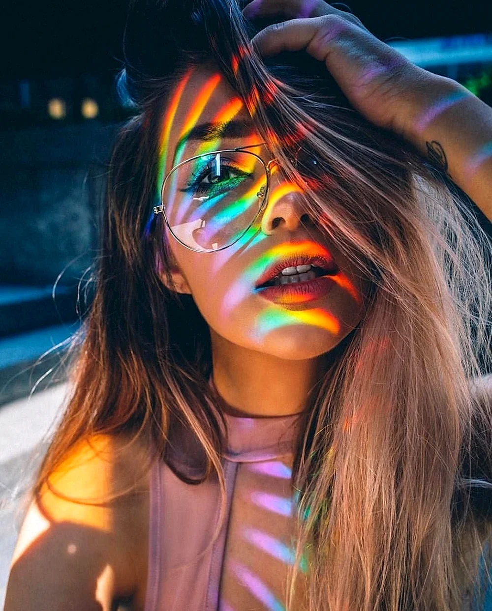 Neon portrait