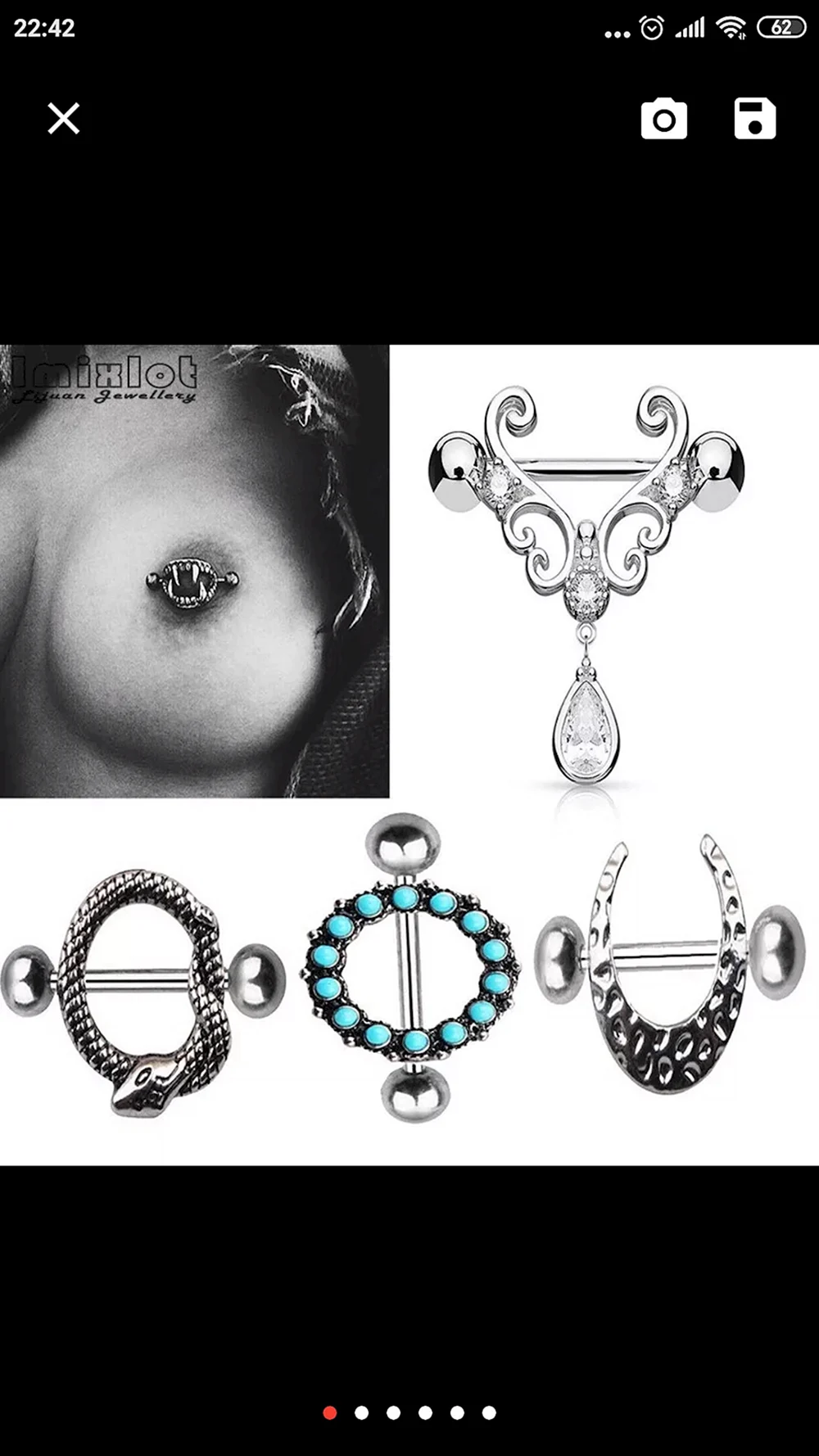 Nipple piercing Jewelry