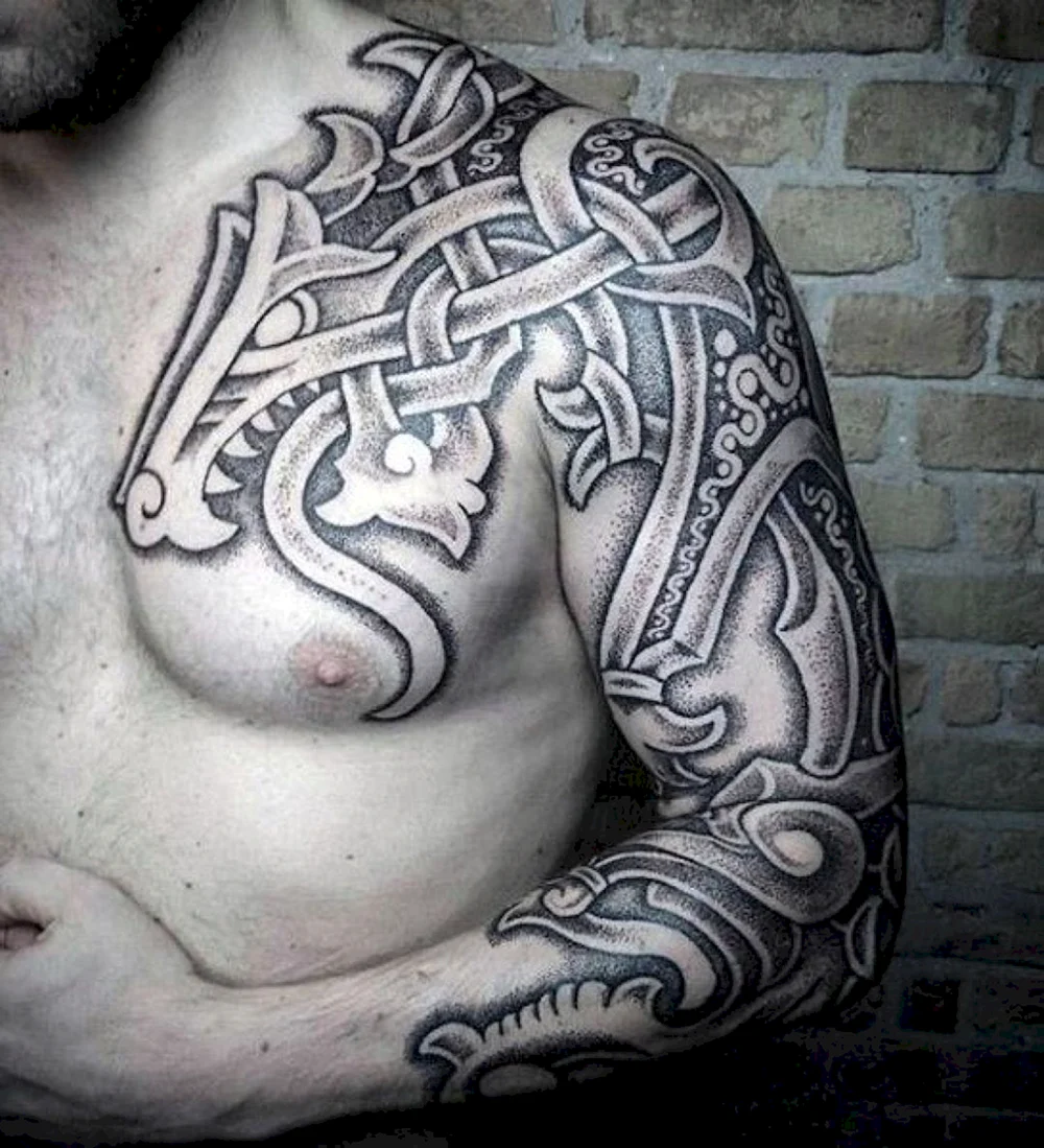 Nordic Tribal Tattoo Designs