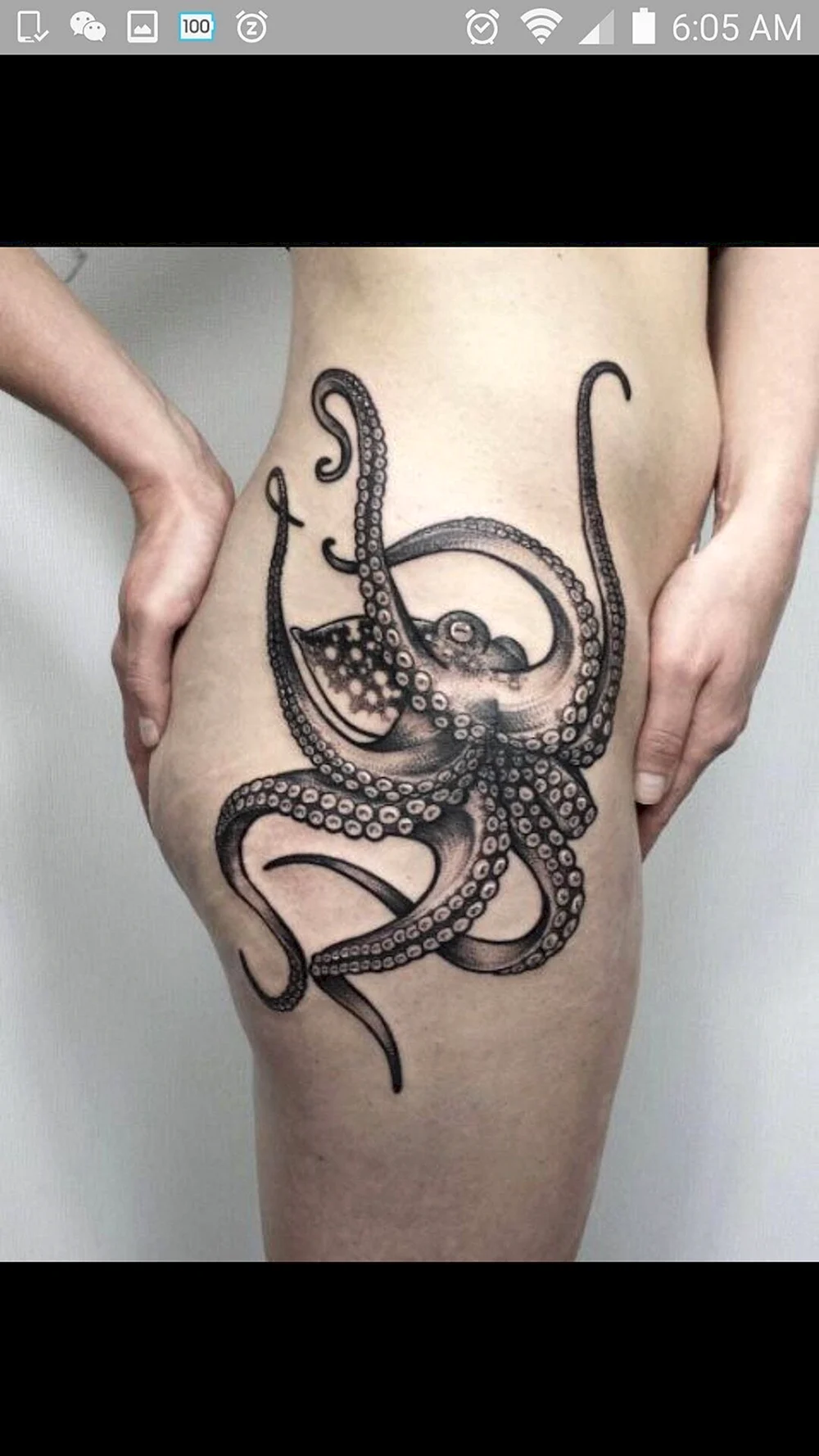 Octopus hand Tattoo