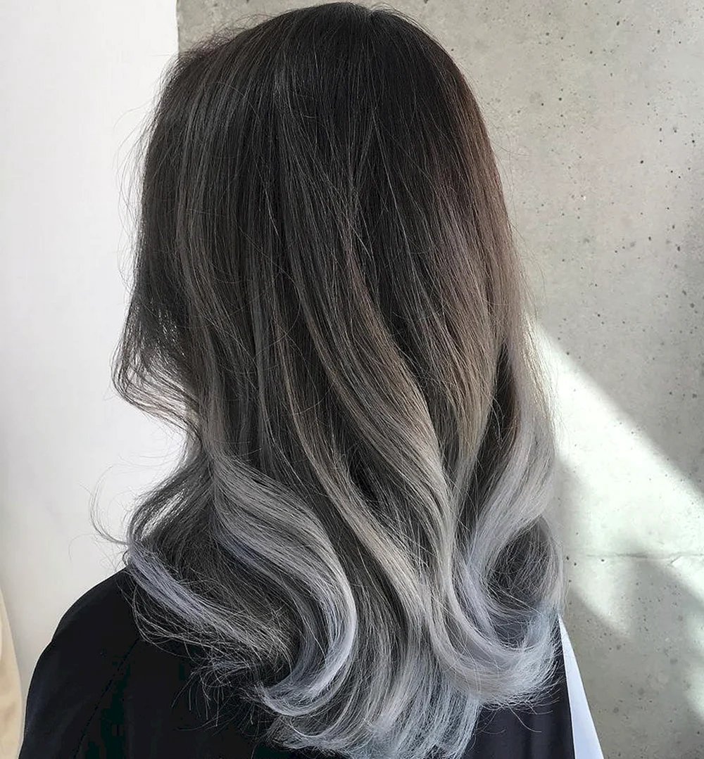 Ombre Grey hair