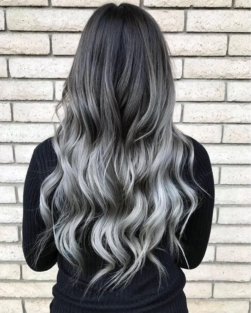 Ombre Grey hair