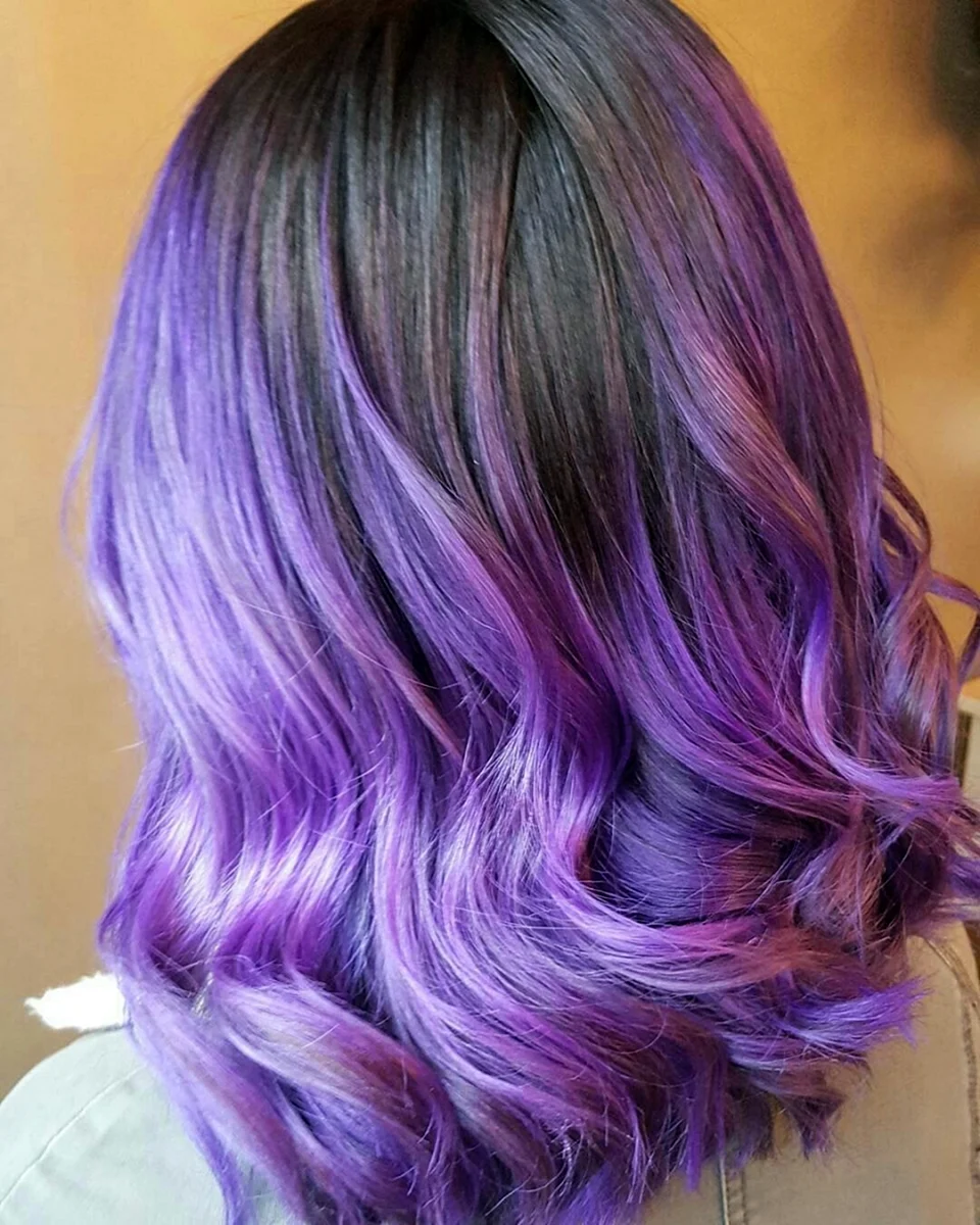 Ombre Purple hair
