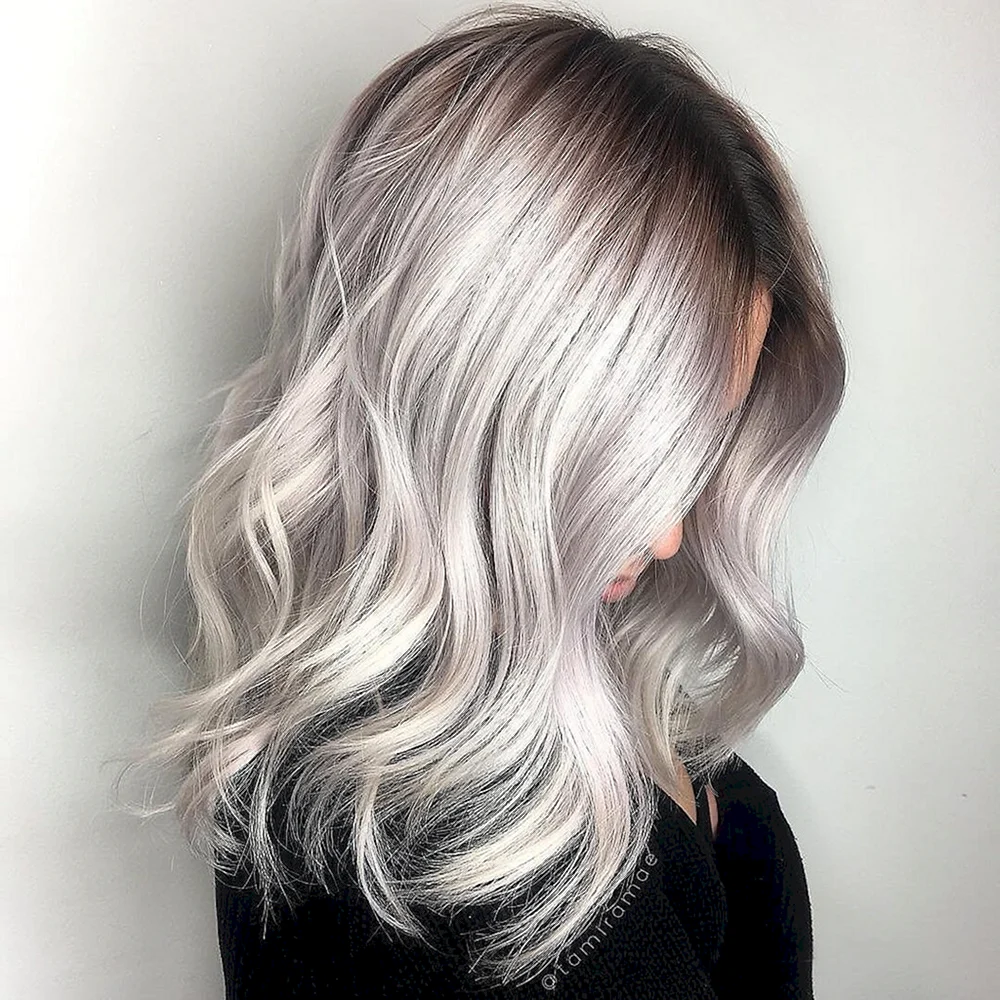 Ombre Silver hair