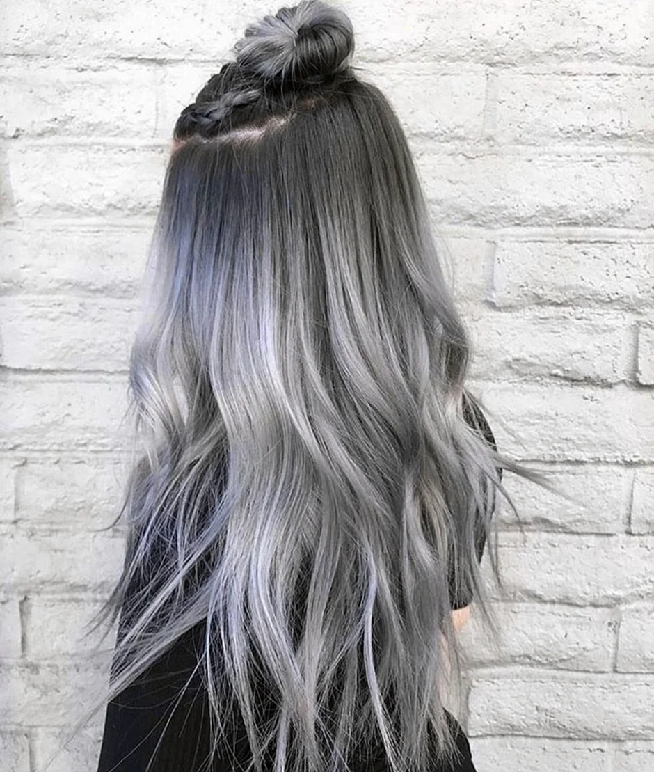 Ombre Silver hair