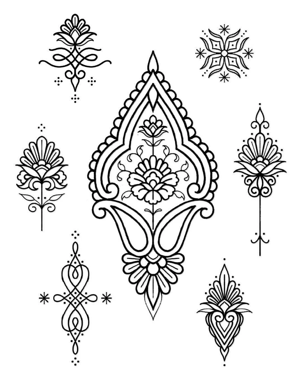Ornamental Tattoo Design