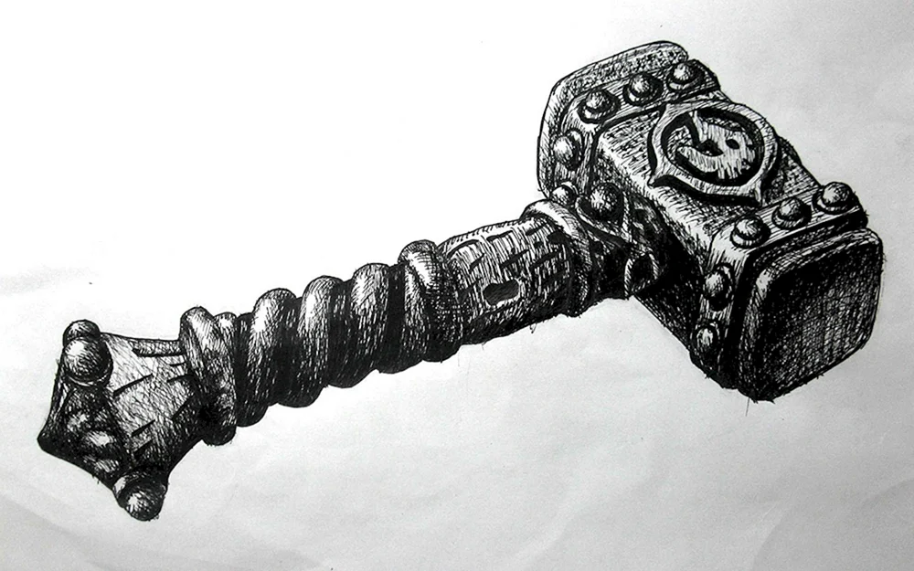 Оружие викингов молот тора