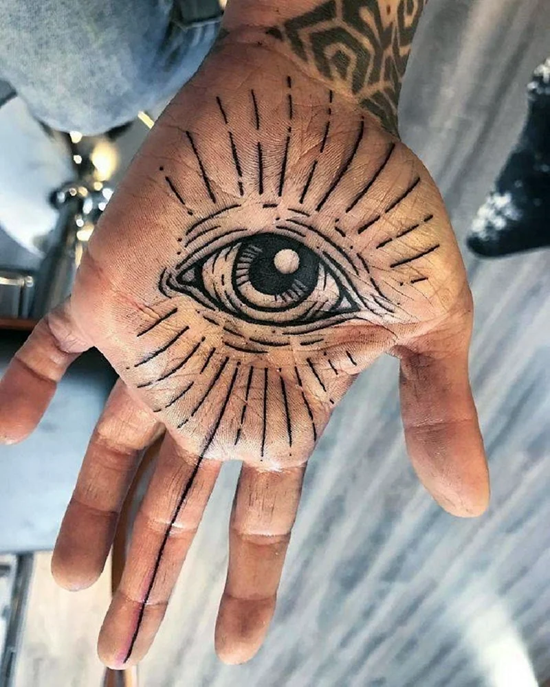 Palm hand Tattoo