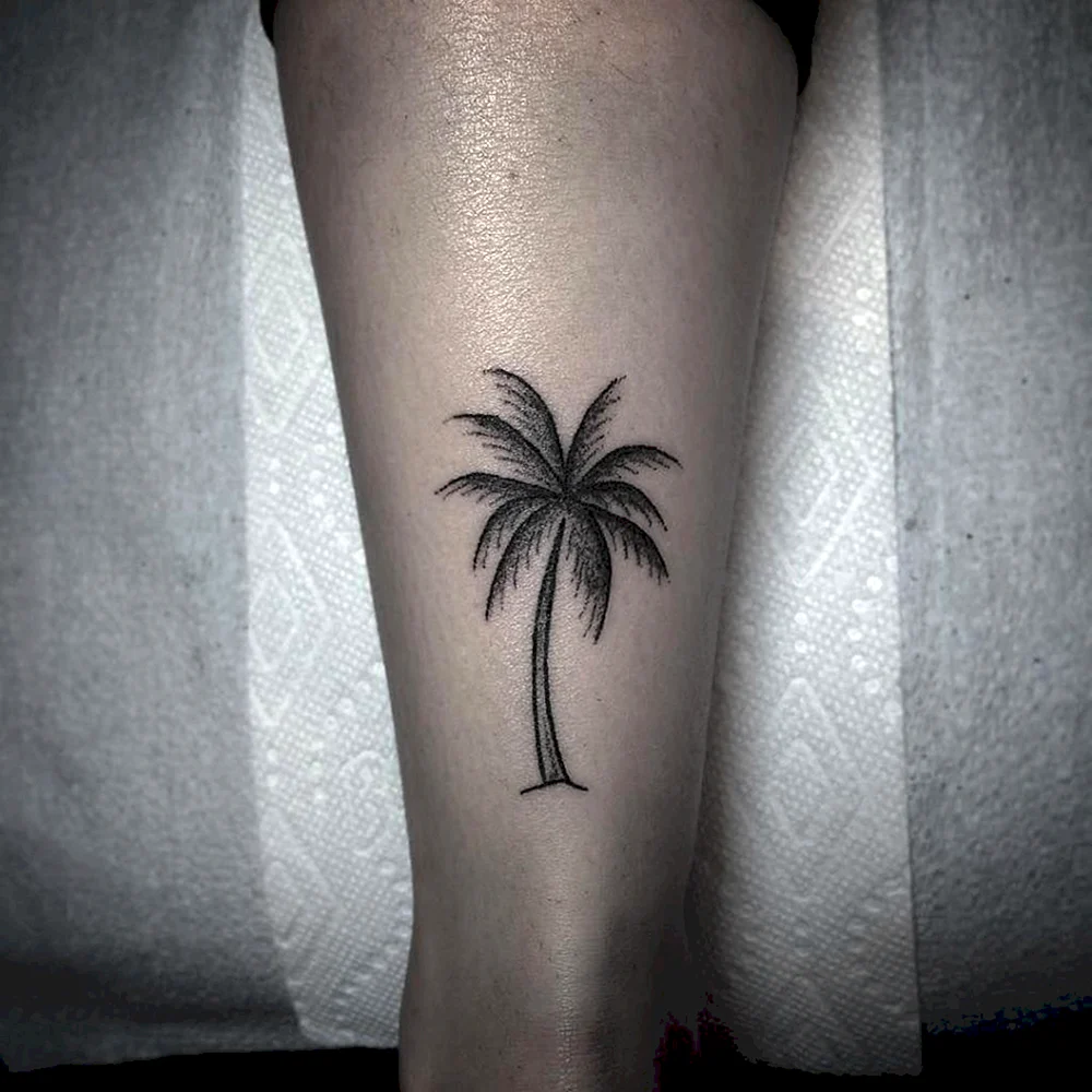Palm Tree Tattoo