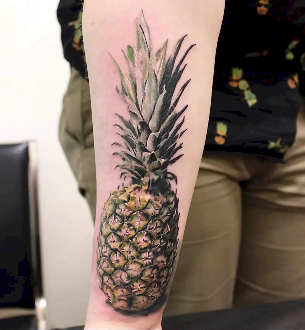 Pineapple Tattoo Design