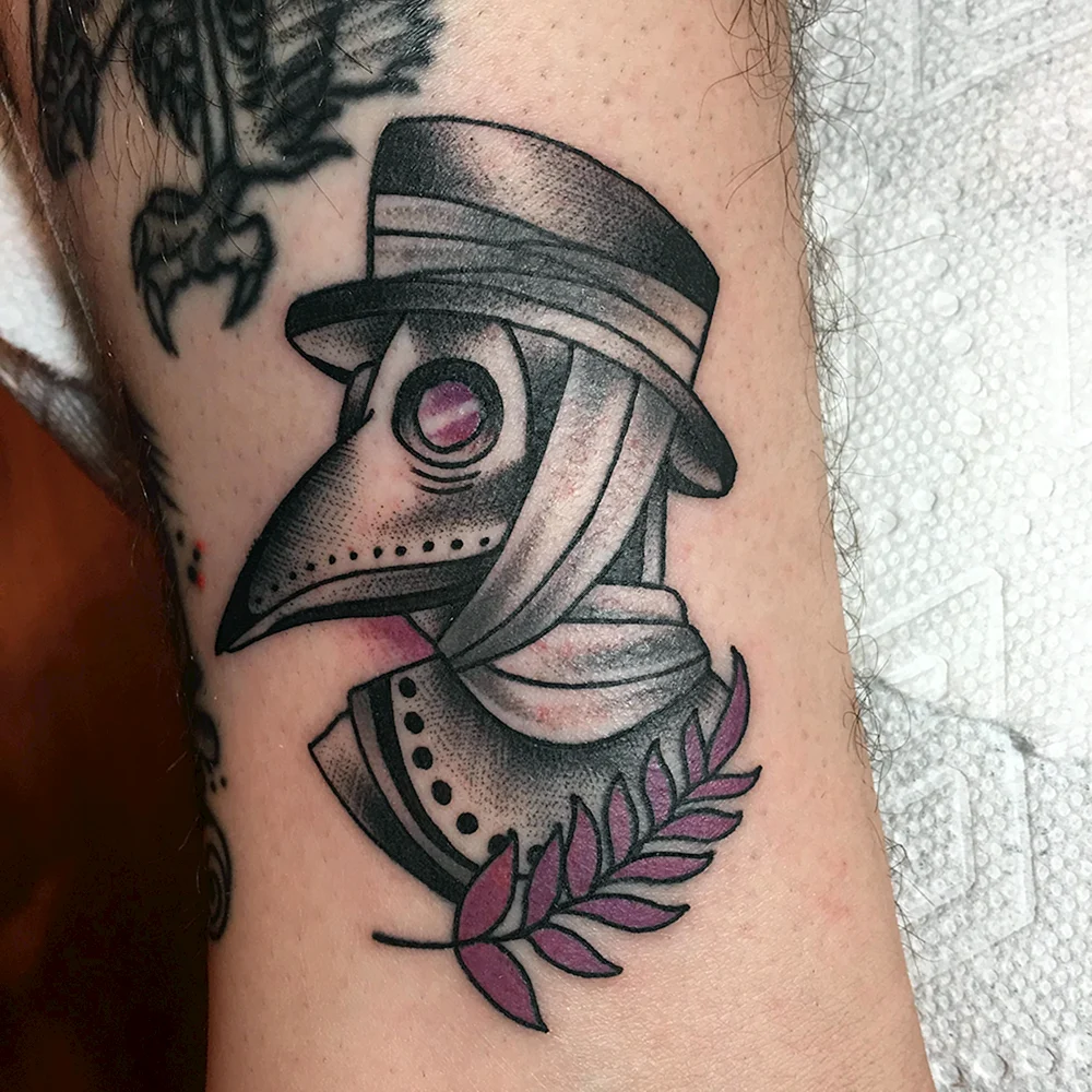 Plague Doctor Tattoo Traditional