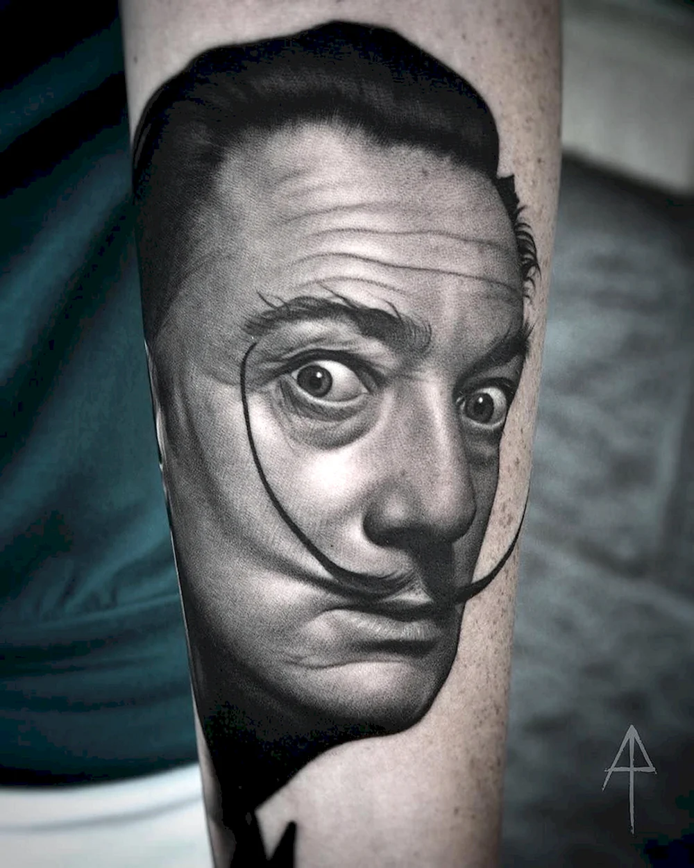 Portrait Tattoo Grey