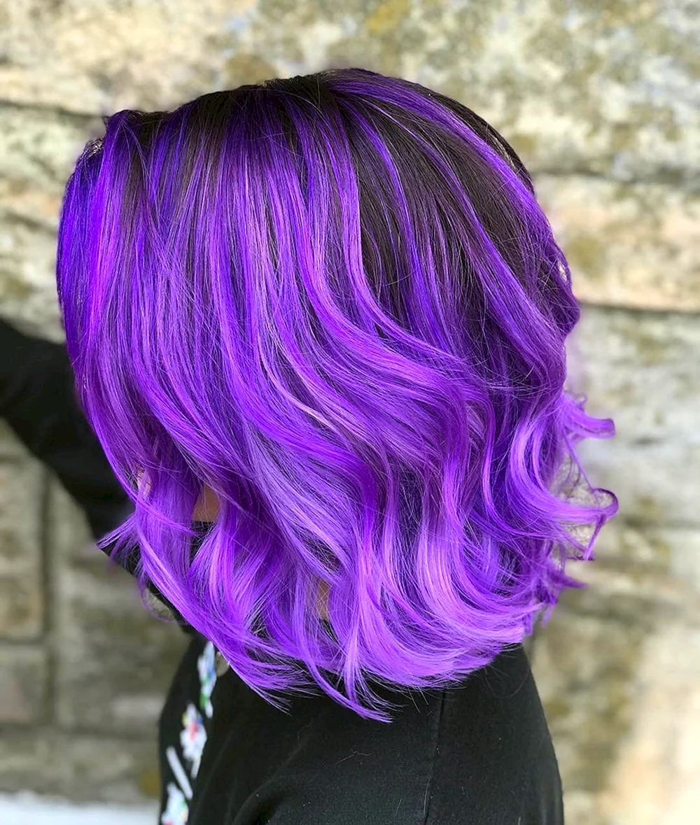 Purple hair Color