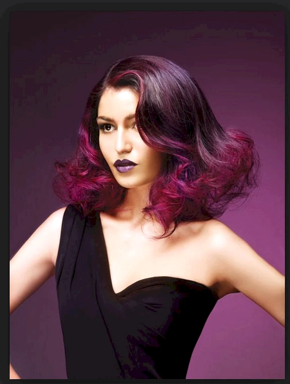 Purple Red hair