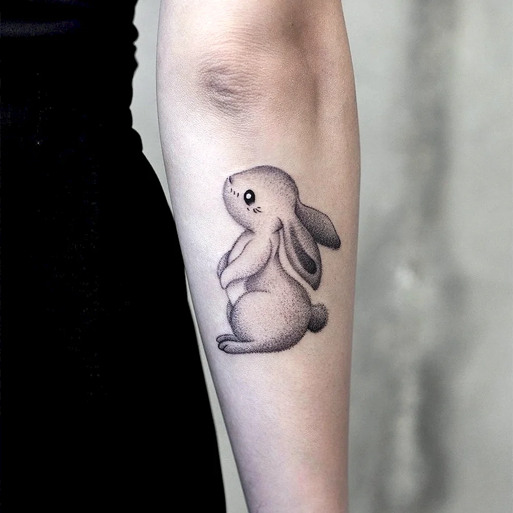 Rabbit Tattoo for girls