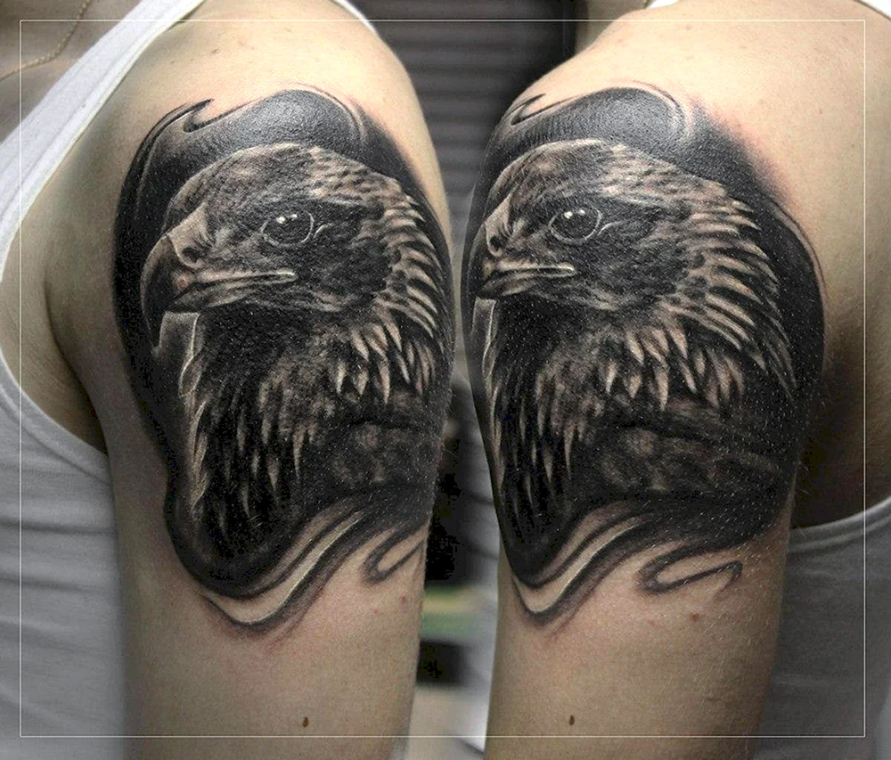 Realistic Eagle Tattoo