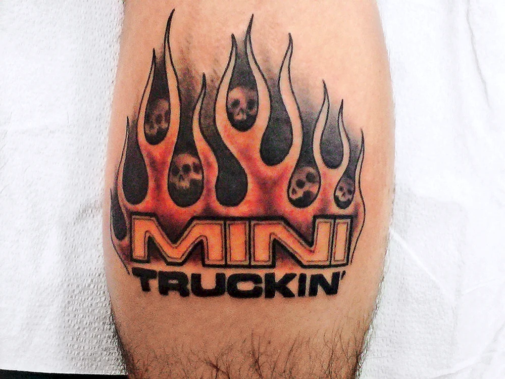 Realistic Fire Tattoos